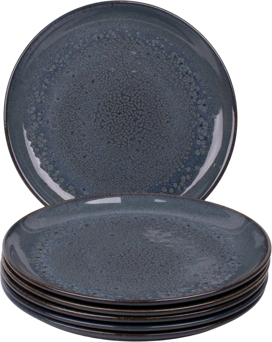 Kade 171 Amadora Serviesset 36-delig - 6 Personen - Blauw-aqua