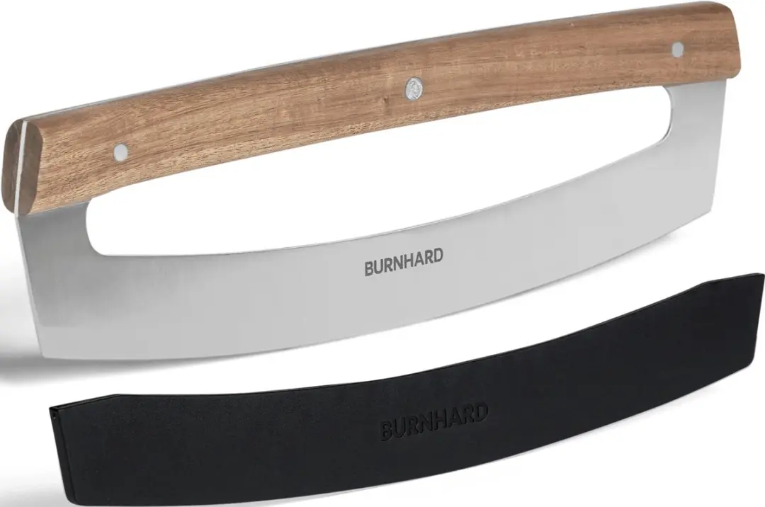 Burnhard Pizzasnijder Acaciahouten Handvat 35,5cm