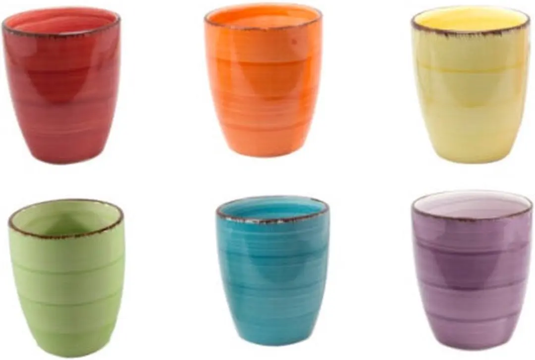 Kade 171 Koffiekopjes Set 6 Stuks - 160ml - Meerkleurig