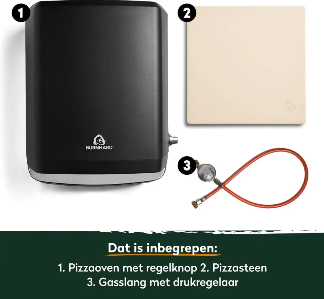 Burnhard Tony Gas Pizzaoven 5,9 kW - 29cm - 450°C