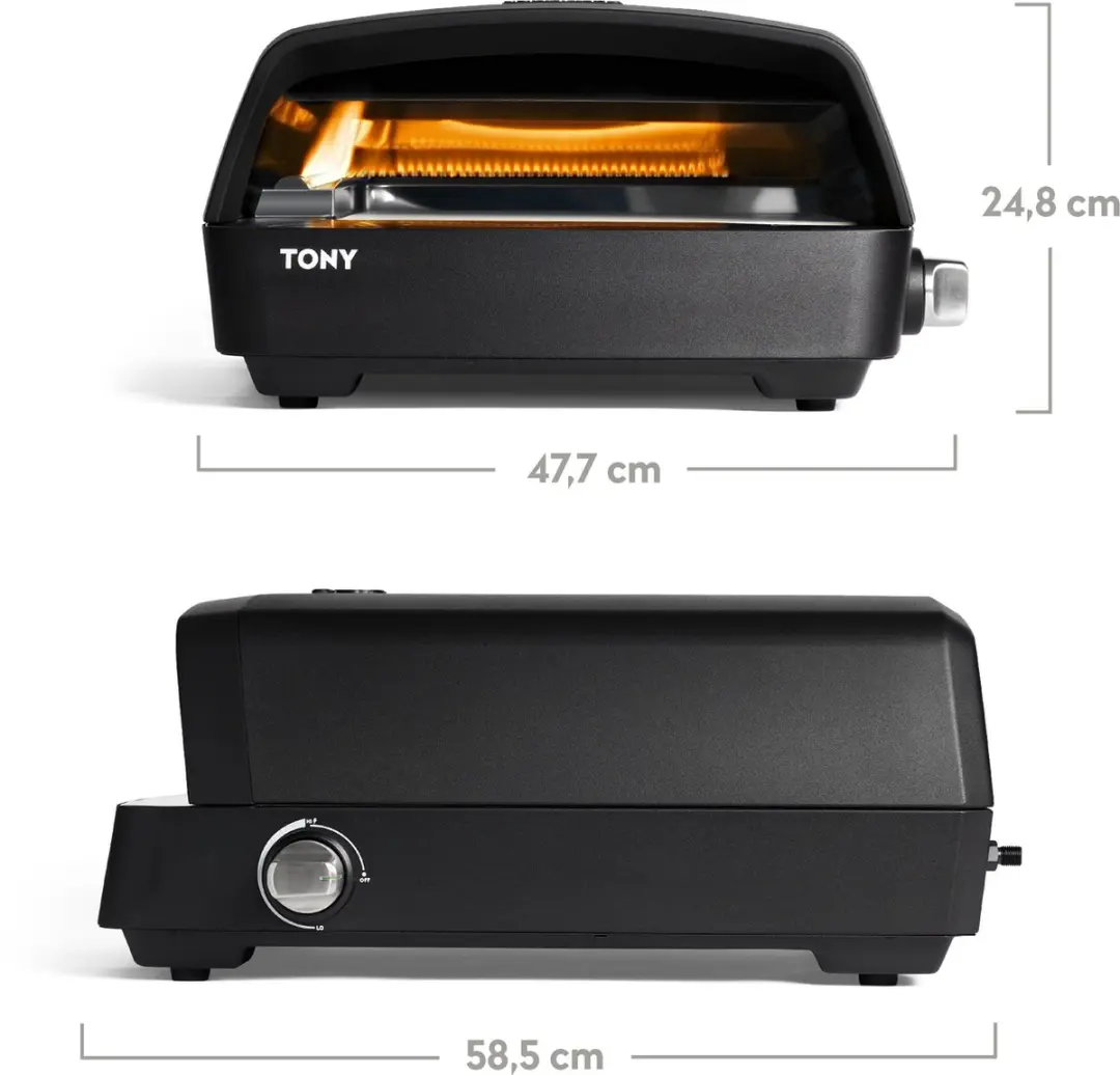 Burnhard Tony Gas Pizzaoven 5,9 kW - 29cm - 450°C