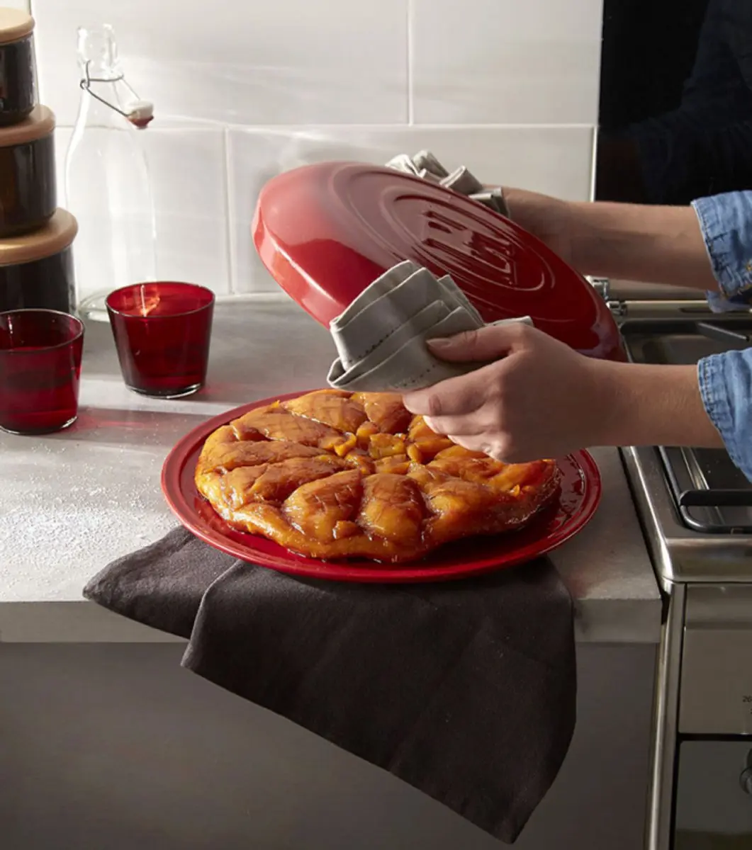 Emile Henry Tarte Tatin Set Ø29cm - Rood