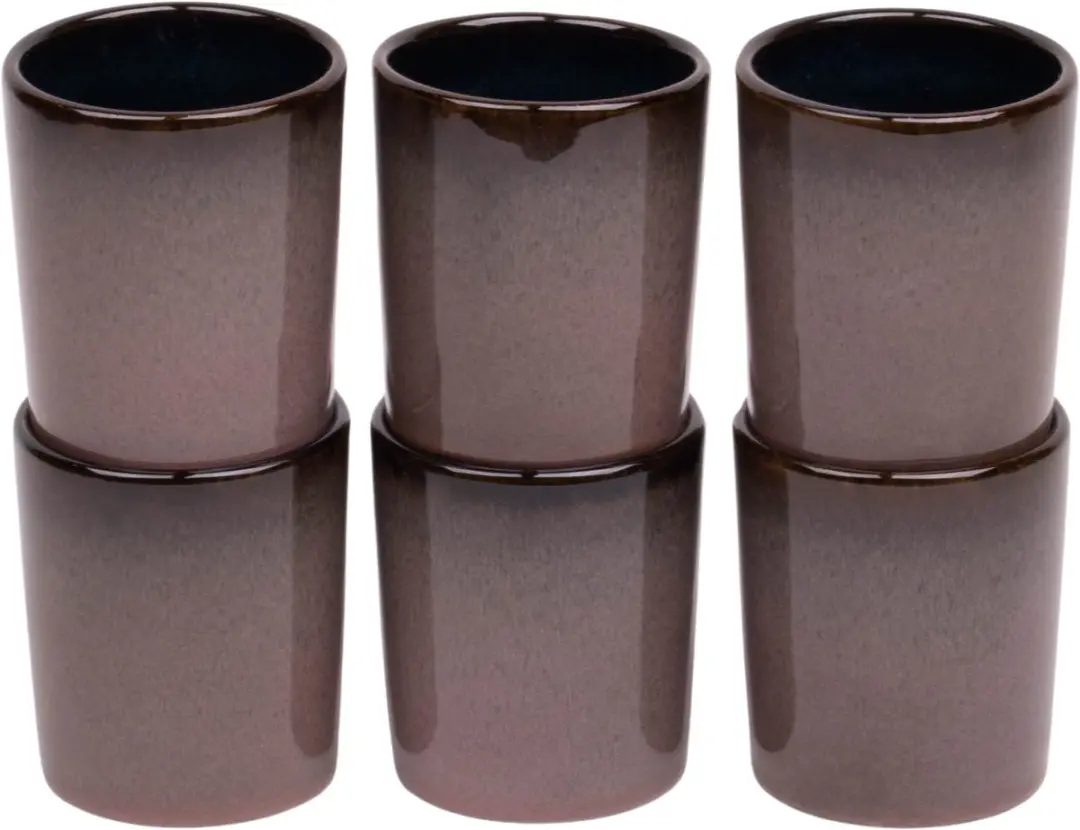 Kade 171 Vila Nova Koffiekopjes Set 12-delig - 150ml & 250ml - Roze/Blaauw