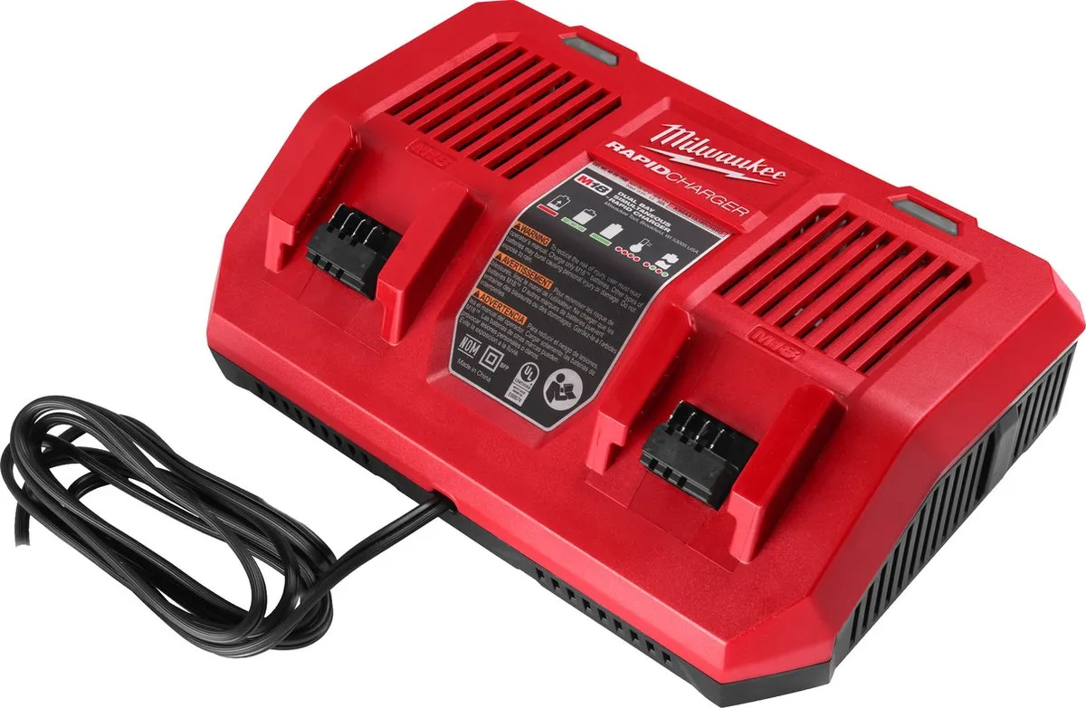 Milwaukee M18 DFC Dual Bay Duo Snellader 4932472073