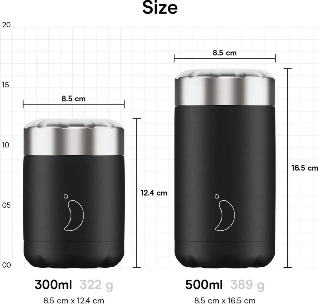 Chillys Thermische Lunchbox 500ml - Monochrome Kleurverloop