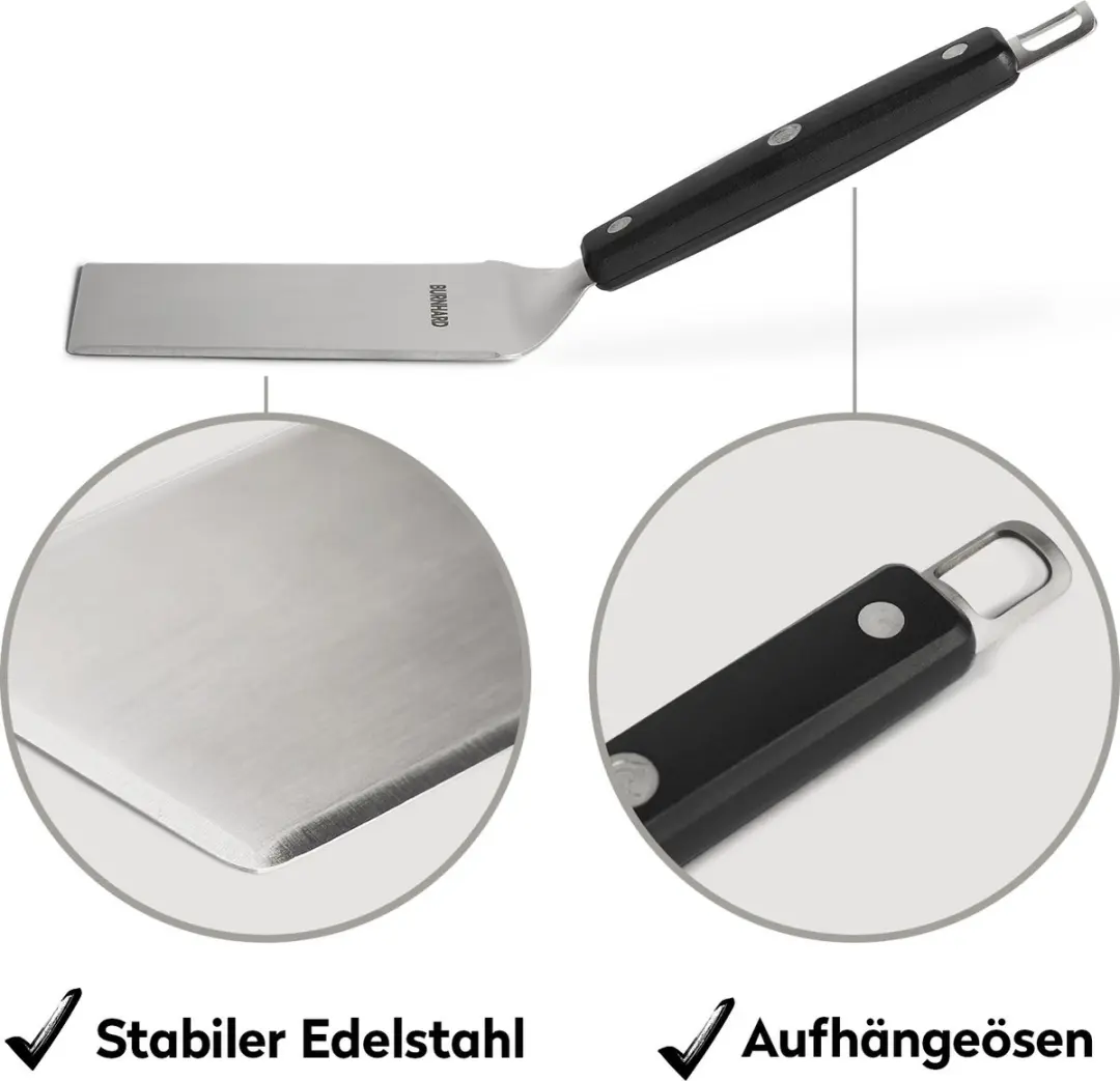 Burnhard Jones Plancha Set - RVS Grillplaat & Accessoires - Onderweg