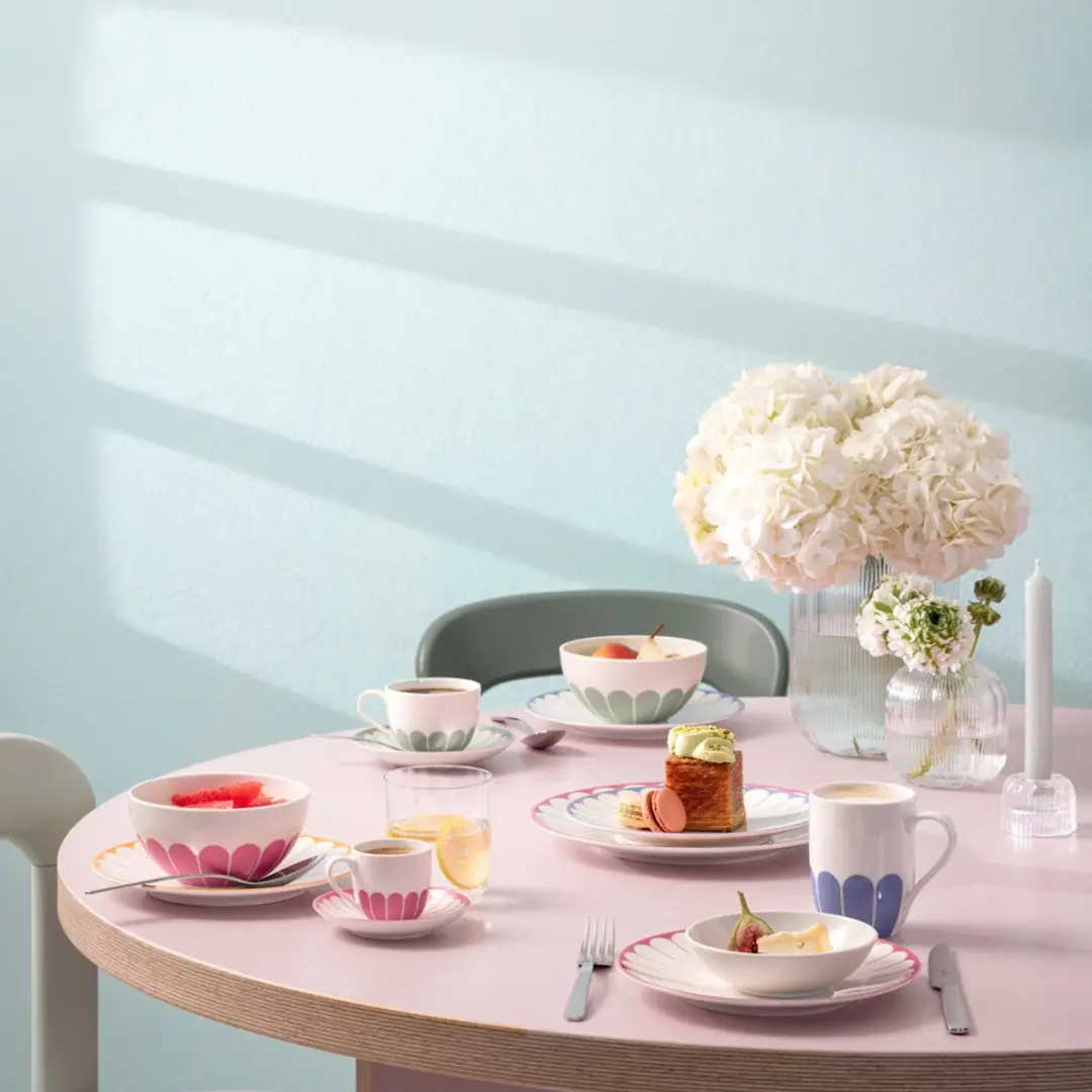 Villeroy & Boch Fleur Couleur Speiseteller - Ø26.6cm - 4 Stuks