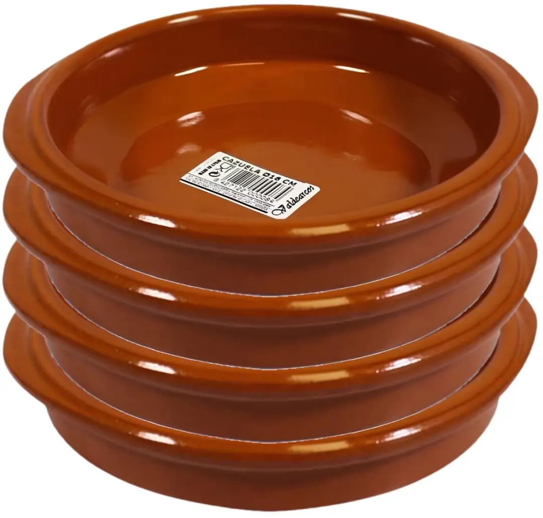 Excellent Houseware Murcia Tapas Schaaltjes - 4x2 - 16cm - Terracotta - afbeelding 6 van 6