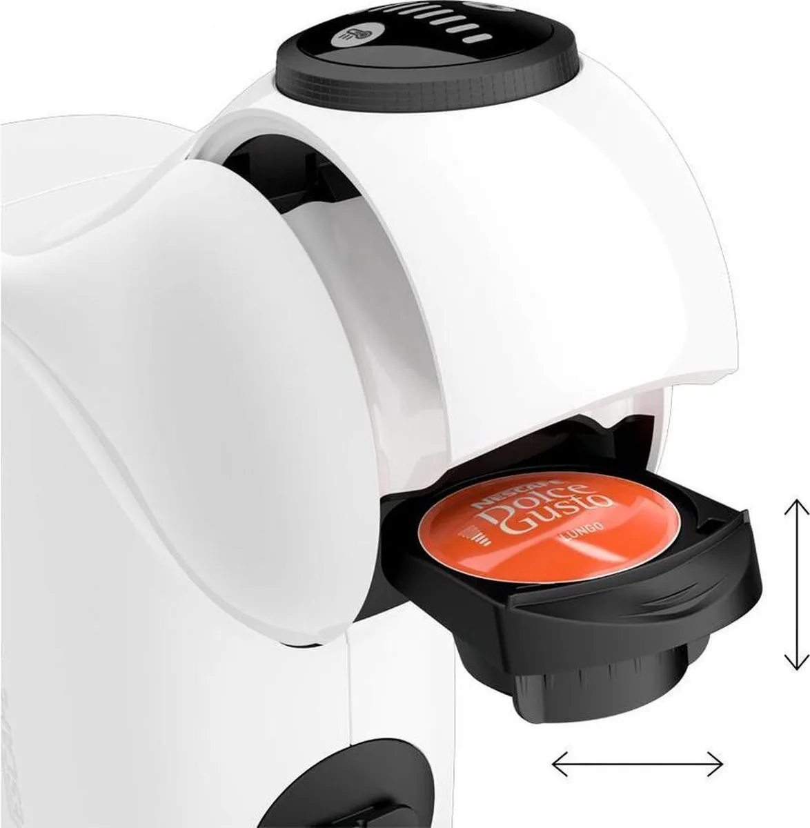 Krups Nescafé Dolce Gusto Genio S KP2401 Koffiemachine - 1500W - Wit