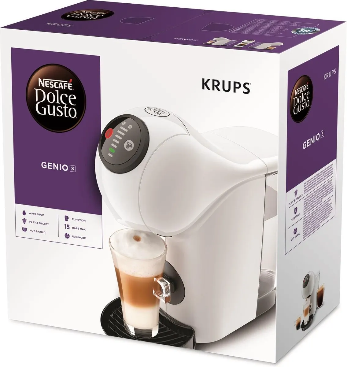 Krups Nescafé Dolce Gusto Genio S KP2401 Koffiemachine - 1500W - Wit