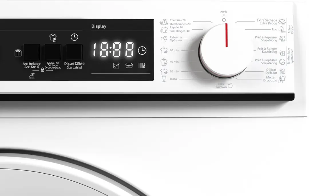 Sharp KDNA8S6PWEBE Warmtepomp Droger 8kg - Wit