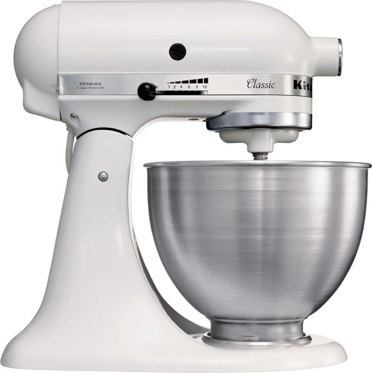 KitchenAid 5K45SSEWH Keukenmachine