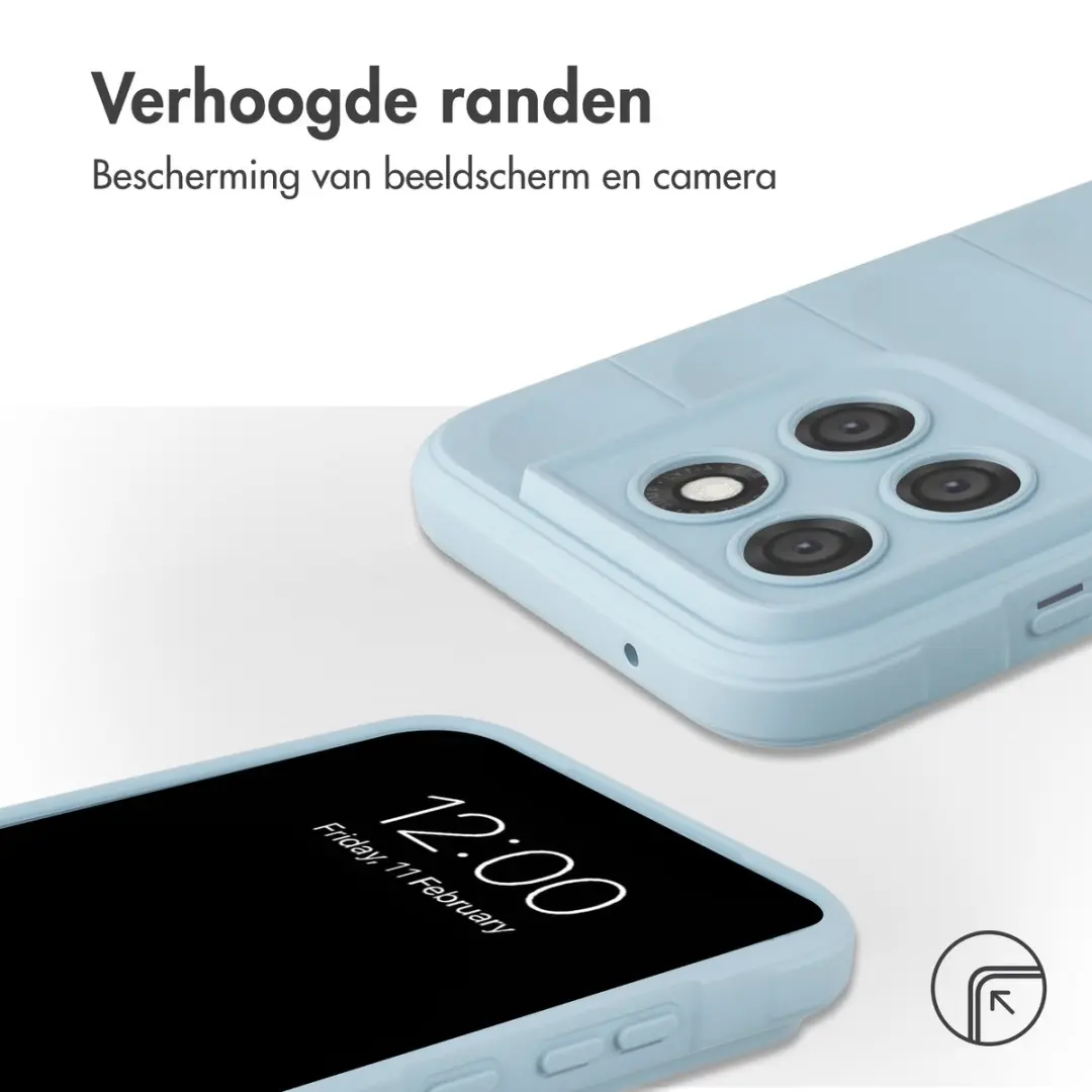 Imoshion Moto G77 Hoesje - Lichtblauw