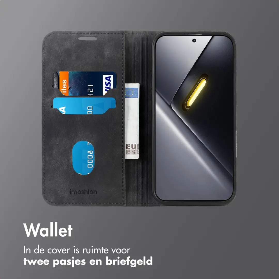 imoshion Hoesje Xiaomi Poco X8 Pro - 2 Pasjes - Zwart