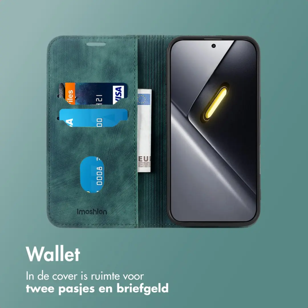 Imoshion Hoesje Xiaomi Poco X8 Pro Groen - 2 Pasjes