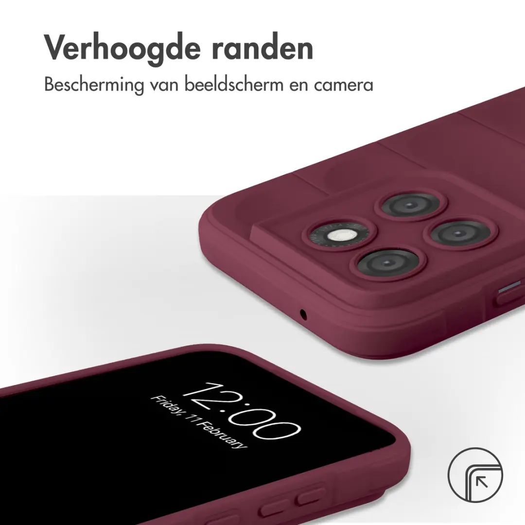 Imoshion Moto G77 Hoesje - Aubergine