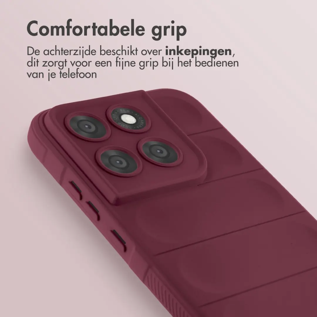 Imoshion Moto G77 Hoesje - Aubergine