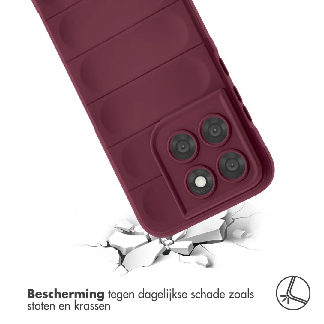 Imoshion Moto G77 Hoesje - Aubergine - afbeelding 6 van 6