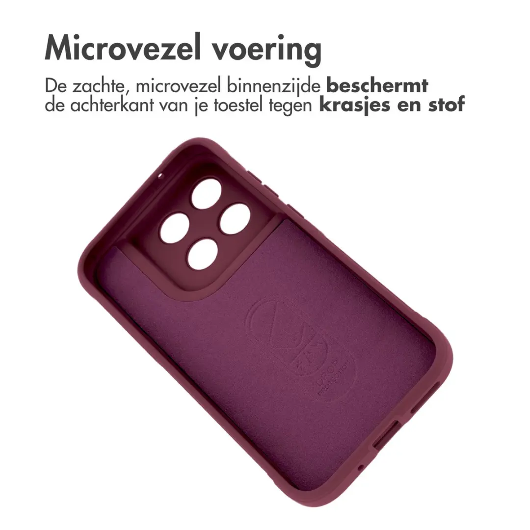 Imoshion Moto G77 Hoesje - Aubergine