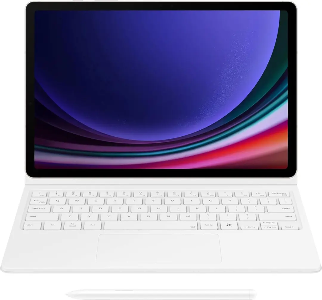 Samsung Galaxy Tab S9/S9 FE Toetsenbord Hoes EF-DX725UWEGWW - Wit