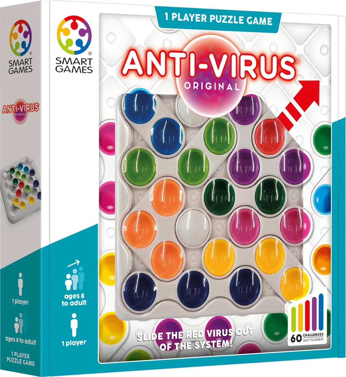 SmartGames Anti-Virus SG 520 Schuifpuzzel - 60 Opdrachten