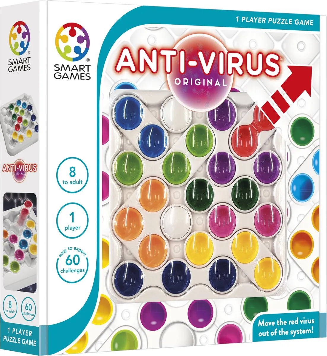 SmartGames Anti-Virus SG 520 Schuifpuzzel - 60 Opdrachten