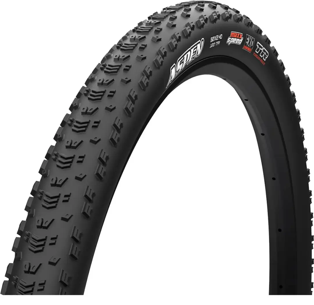 Maxxis Aspen MaxxSpeed 32-622 Mountainband - Tubeless Ready - Zwart