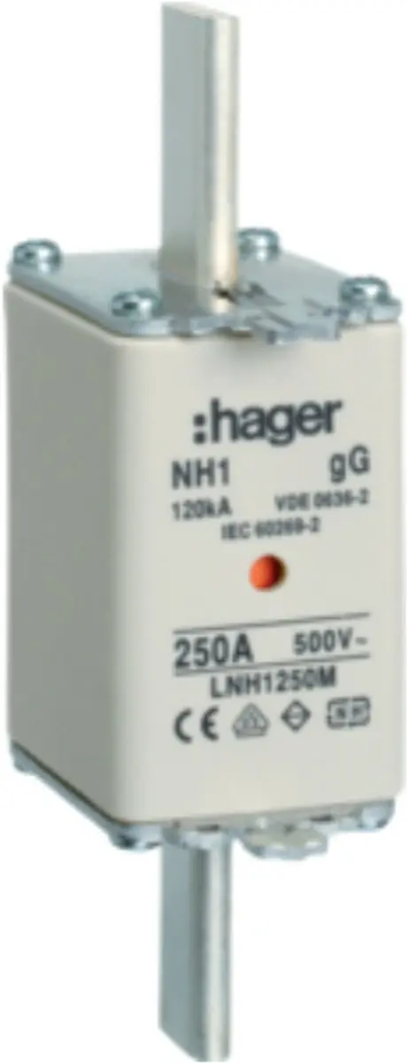 Hager LNH1250M MESPAT.NH1 KTF M 250A 500V