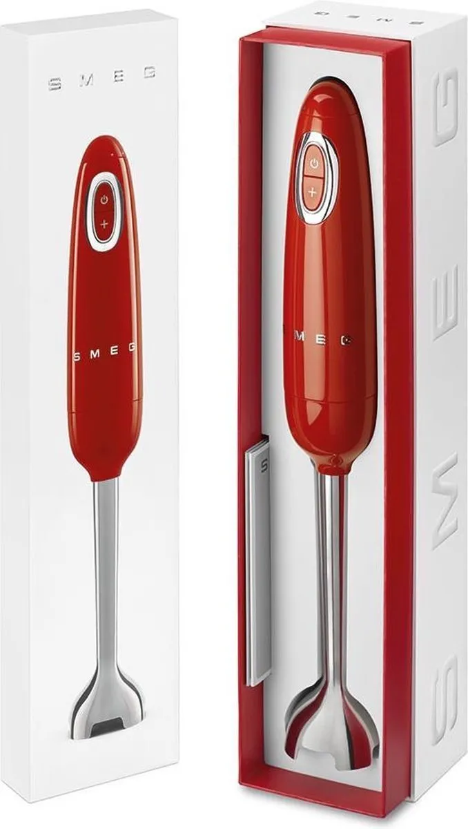 Smeg HBF11RDEU Staafmixer - 700W - Rood