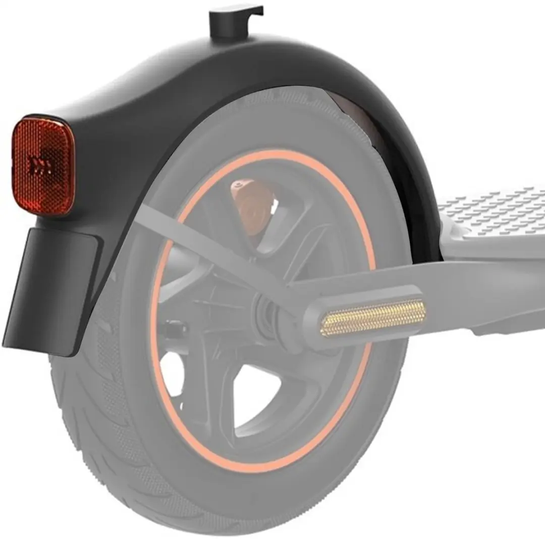 Segway Ninebot Spatbord Achter D18E/D28D/D28E/D38D/D38E - LED - Zwart