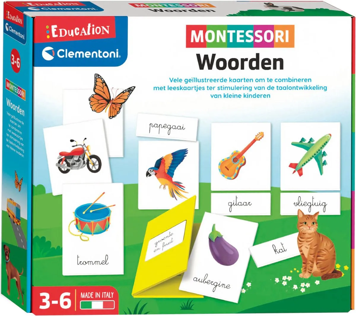Clementoni Montessori First Words 56048 - Multicolor