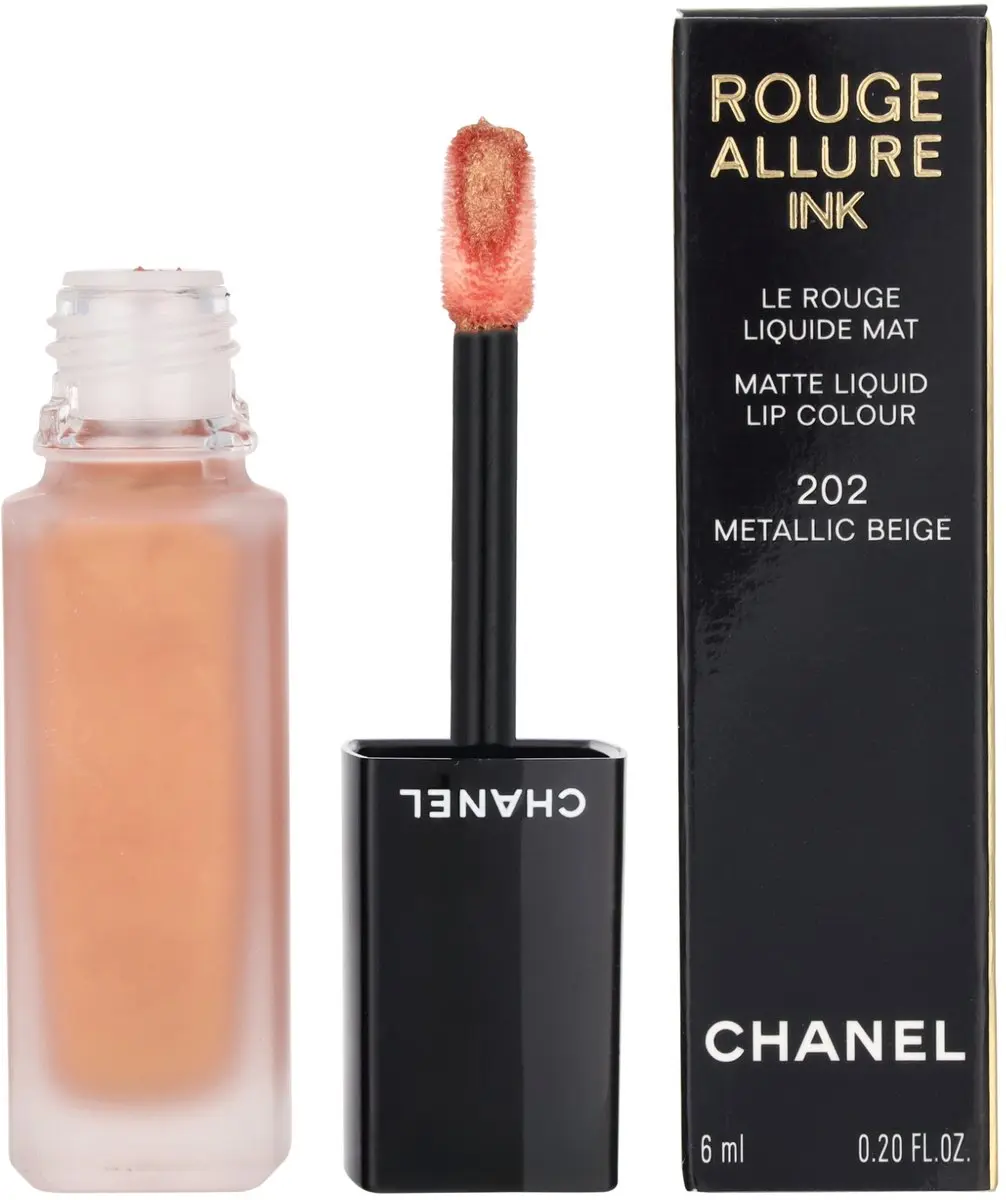 Chanel Rouge Allure Ink Lippenstift 202 Metallic Beige - 6ml