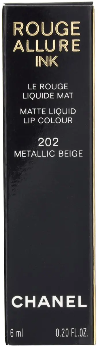 Chanel Rouge Allure Ink Lippenstift 202 Metallic Beige - 6ml