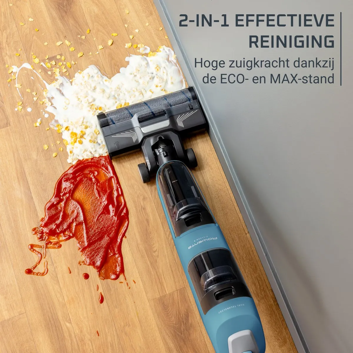 Rowenta X-Clean 2 GZ2271E0 2-in-1 Vloerreiniger - Blauw
