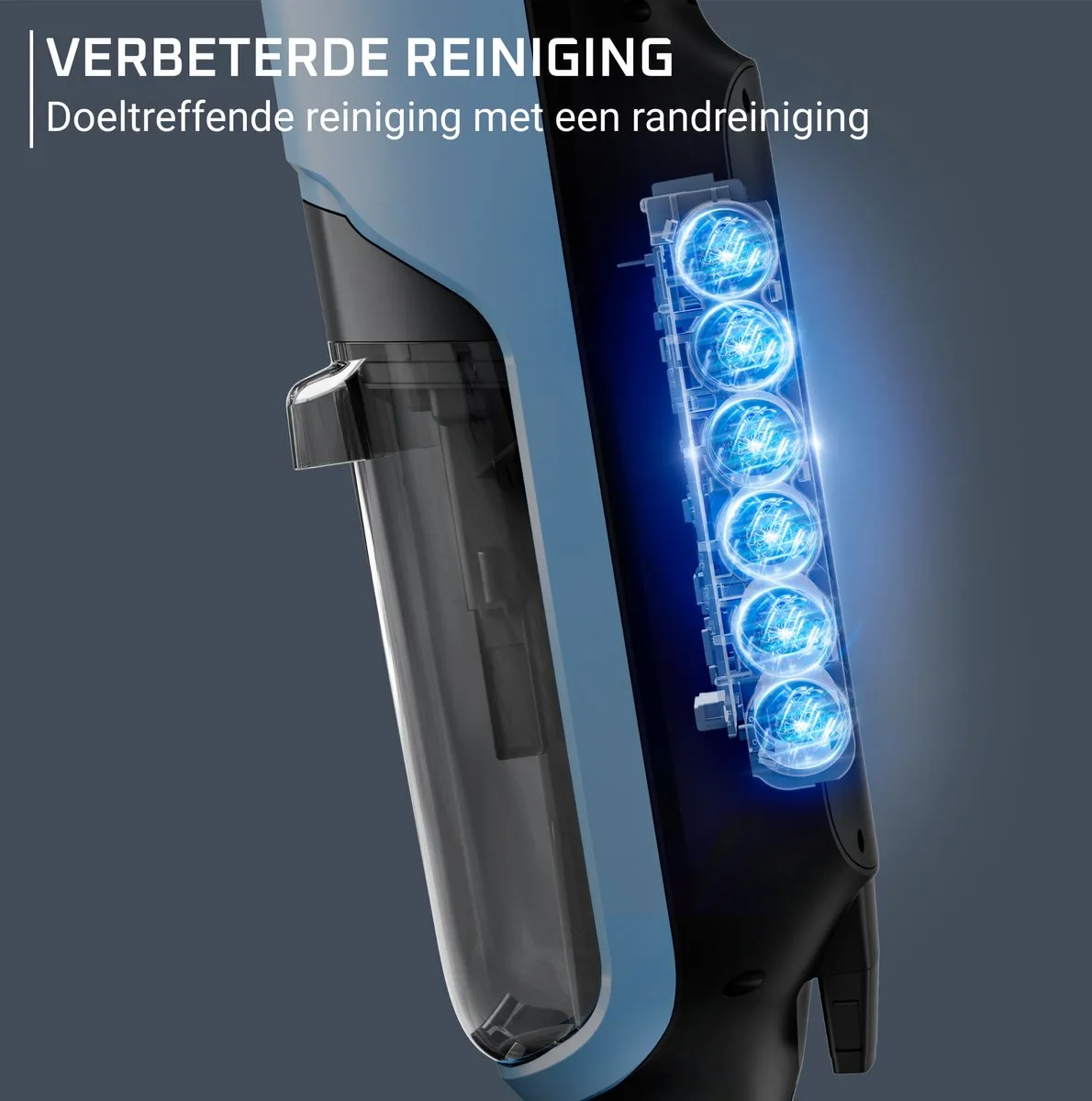 Rowenta X-Clean 2 GZ2271E0 2-in-1 Vloerreiniger - Blauw