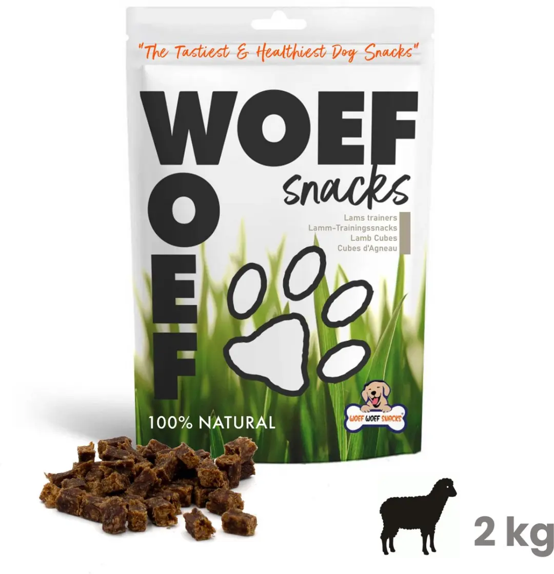 Woef Woef Snacks Lams Trainers 2.00KG Hondensnacks