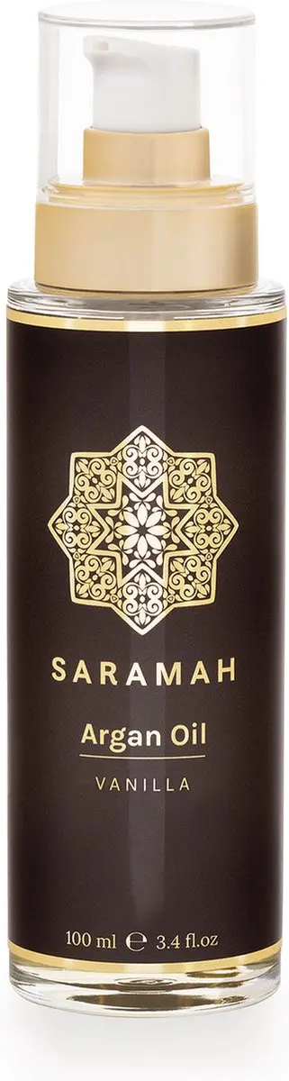 Saramah Arganolie & Vanille 100ml - Haar & Huidolie - Biologisch