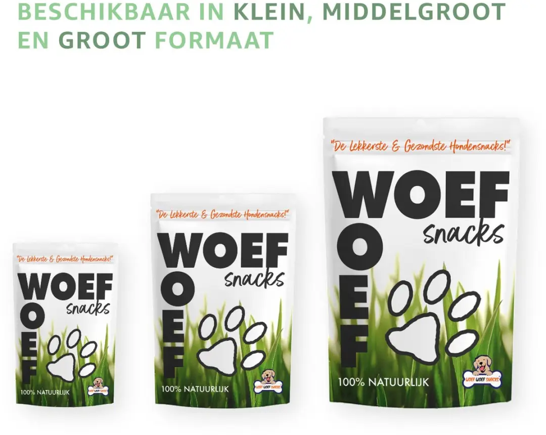 Woef Woef Snacks Kippenpoten Wit - 8 Stuks