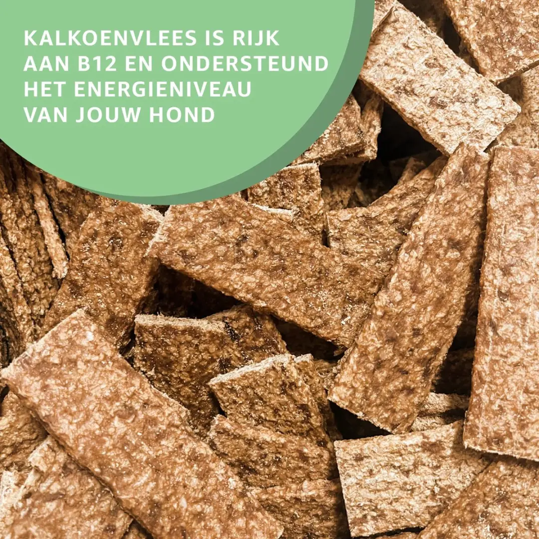 Woef Woef Snacks Kalkoen Strips 2.00KG - 100 Stuks