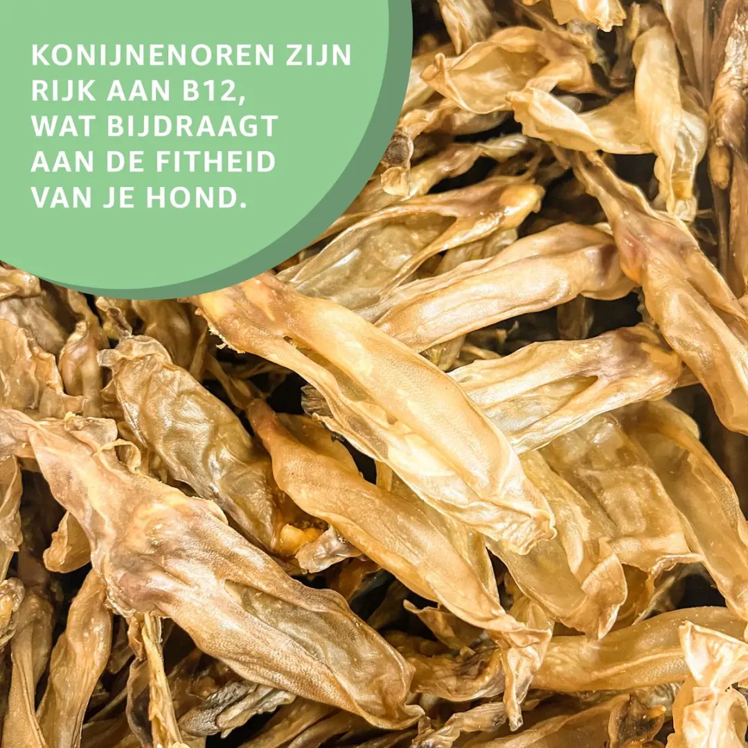 Woef Woef Snacks Konijnenoren Hondensnacks 2.0KG - Kauwsnacks