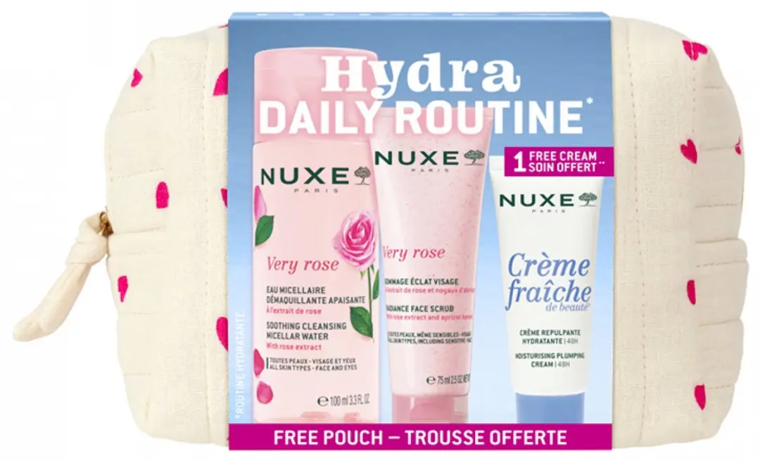Nuxe Very Rose Trousse Hydra Daily Routine
