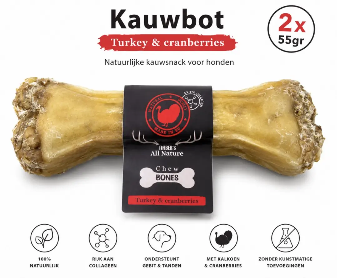 Haba Tatanka Kauwbot - Kalkoen & Cranberry