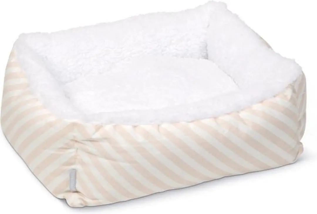 Beeztees Puppy Nappy Hondenmand Roze/Wit 50x42x18cm
