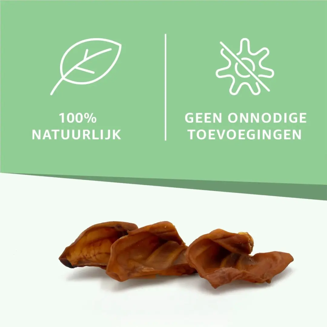Woef Woef Snacks Varkensoren 8 Stuks
