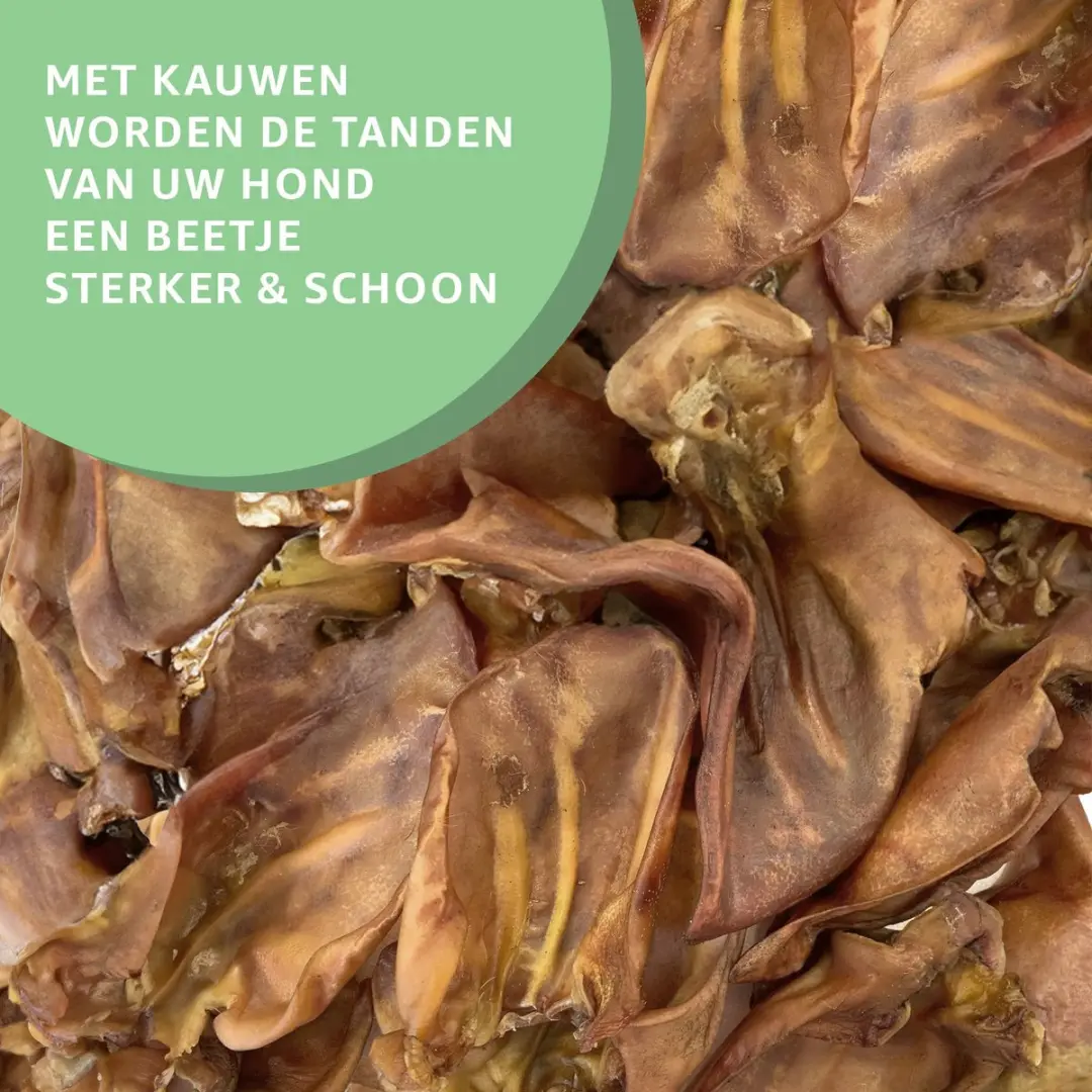 Woef Woef Snacks Varkensoren 8 Stuks