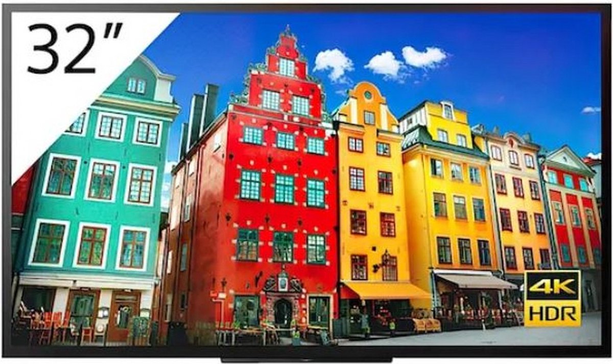 SONY BRAVIA 32" 4K Ultra HD HDR Professional Display - Sony FW-32BZ30J1, Digitale signage flatscreen, 81,3 cm (32"), LCD, 3840 x 2160 Pixels, Wifi - Sony FW-32BZ30J1 Signage Display
