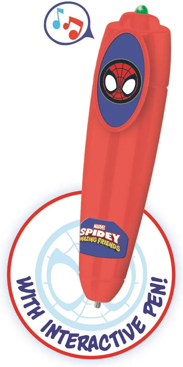 Clementoni Marvel Spidey and Friends Vloerpuzzel 24 Stuks - Interactieve Pen - 70x100cm