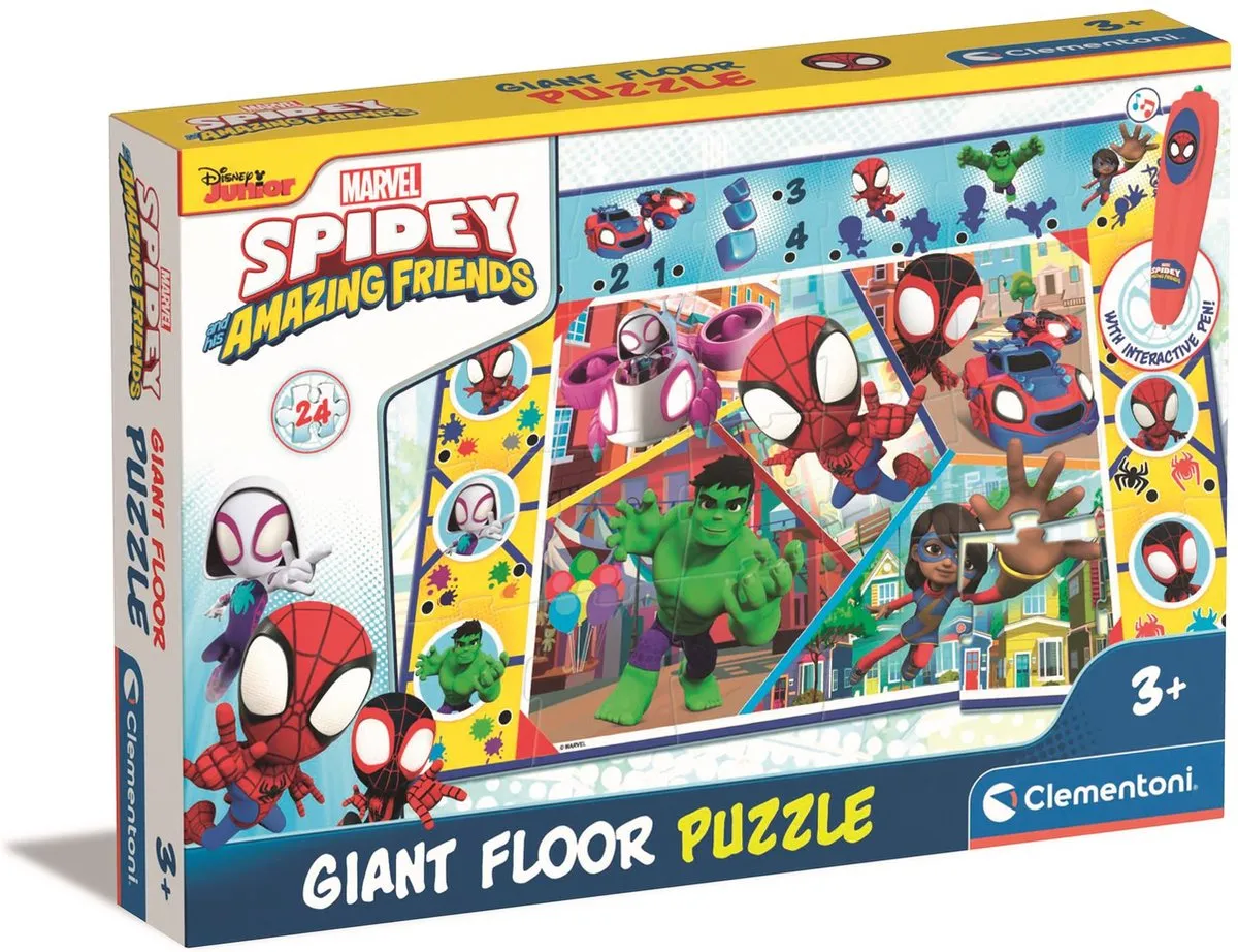 Clementoni Marvel Spidey and Friends Vloerpuzzel 24 Stuks