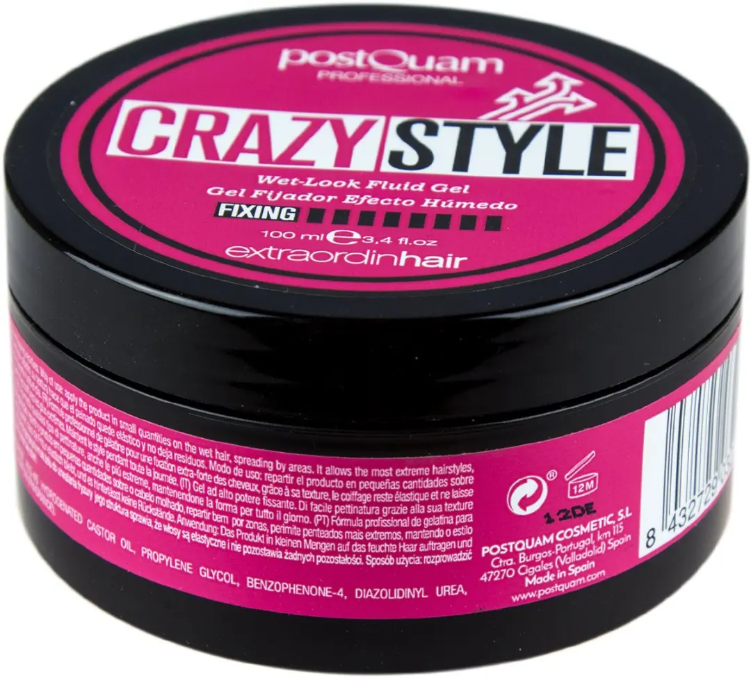 Postquam Extraordinhair Crazy Style Wet Look Fluid Gel 100ml