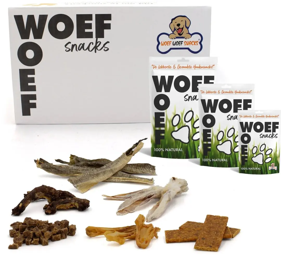 Woef Woef Snacks Kauwsnacks 1kg